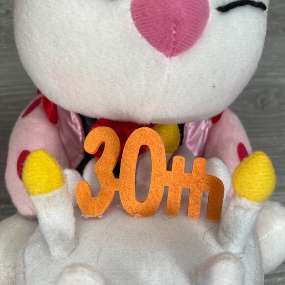 Final Fantasy Moogle 30th Anniversary Birthday Cake Plush Square Enix Japan NEW - Picture 7 of 12